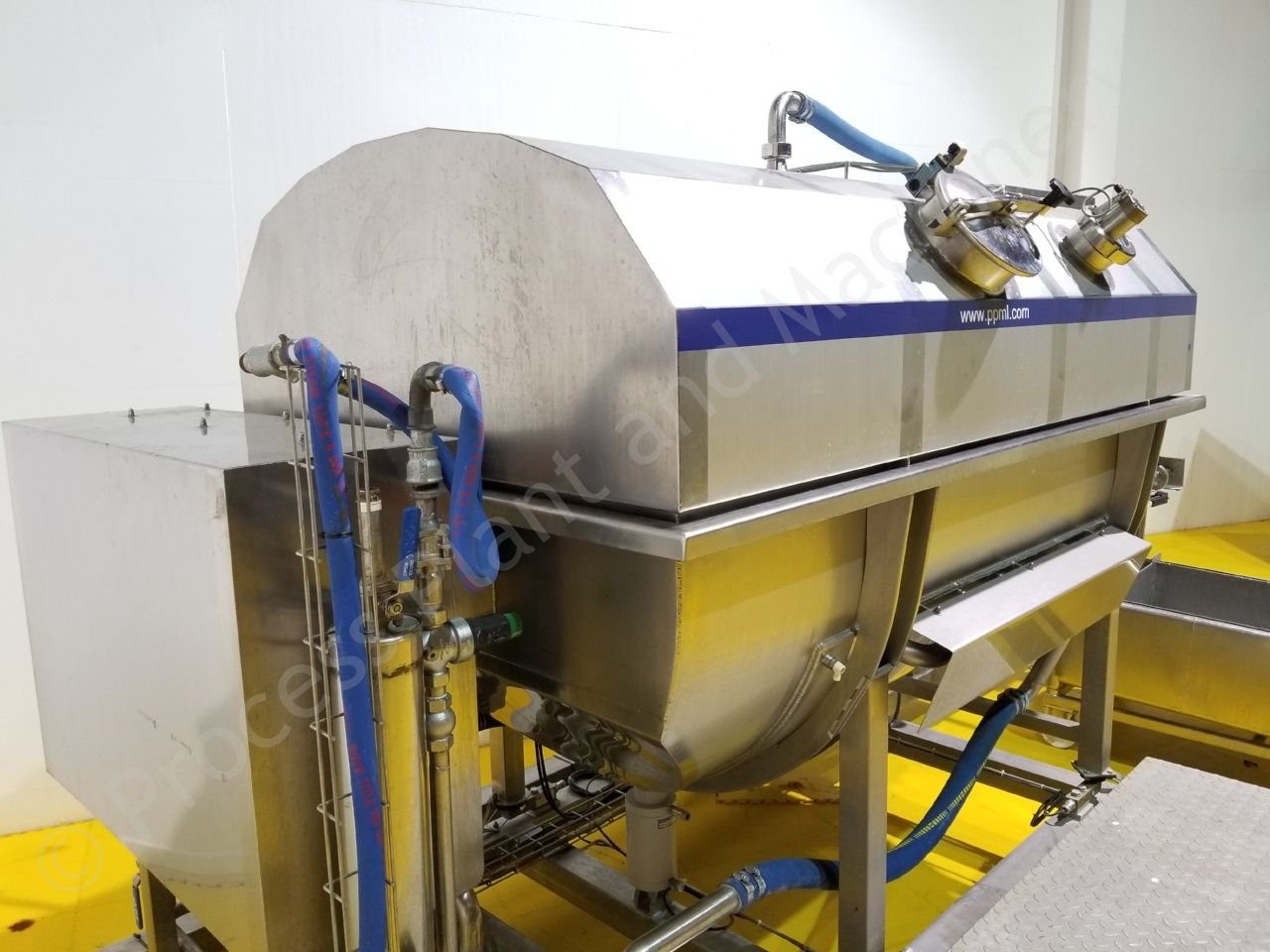 Used APV Stainless Steel Pilot Cheese Vat with Auto PLControl System